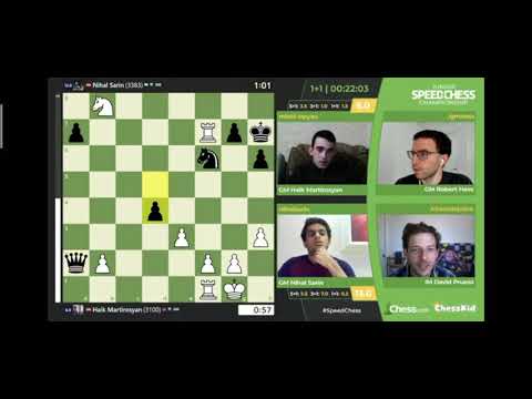 Nihal sarin won Jscc semifinal by checkmating Haik martirosyan..