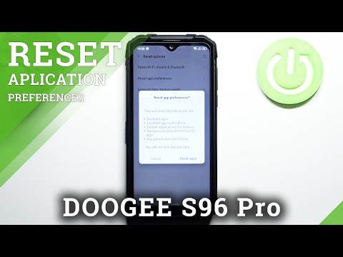 How to Reset App Preferences in DOOGEE S96 Pro - Restore App Preferences