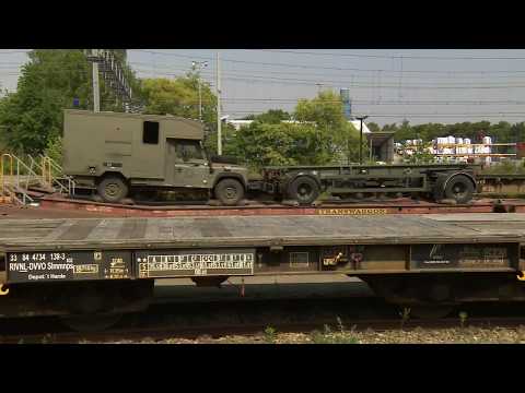 Noble Jump 17 - Netherlands Troops Loading Trains for Noble Jump 17