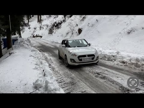 Shimla Kufri snowfall ￼☃️🌨️