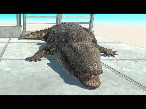 Giant Purussaurus & Flying Saber Ghoul vs RANDOM UNITS - Animal Revolt Battle Simulator