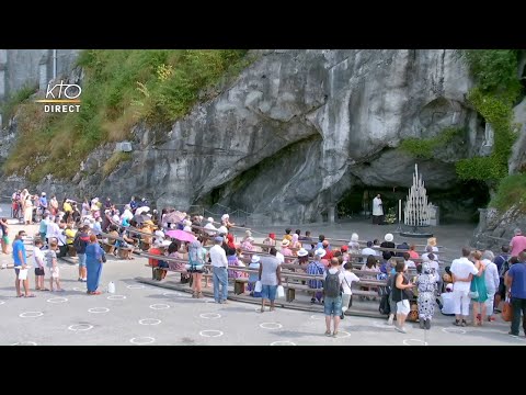 Chapelet du 21 août 2020 à Lourdes