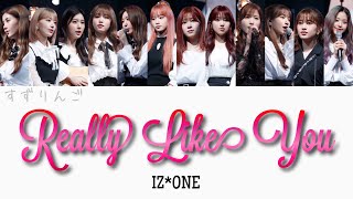 【IZ*ONE】Really Like You 〈カナルビ/日本語字幕〉