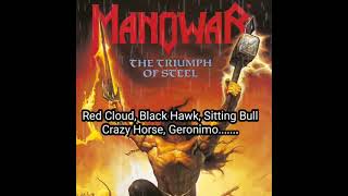 MANOWAR - Spirit Horse Of The Cherokee (lyric video)