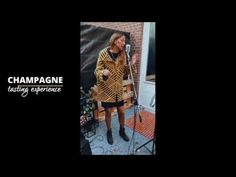 Champagne with matching food and live Bossa Nova in The Hague. This was our first public tasting 🍾