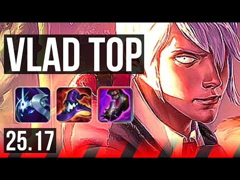 VLADIMIR vs GANGPLANK (TOP) | 12/3/7, Dominating | NA Master | 25.17