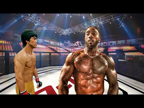🐯UFC 4 |Bruce Lee vs. Broly Gainz Workout - Tiger Fight🐯