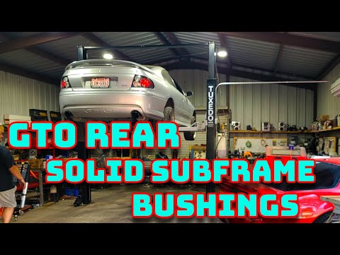 GTO Rear Solid Subframe Bushings from Hendrix Engineering
