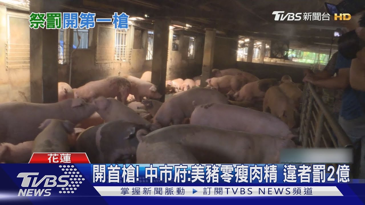 開首槍!中市府:美豬零售肉精 違者罰2億
