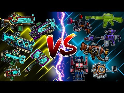 Cubic Weapons VS Toy Weapons - Pixel Gun 3D