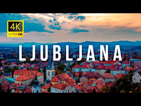 Ljubljana city, Slovenia 🇸🇮 in 4K Ultra HD | Drone Video