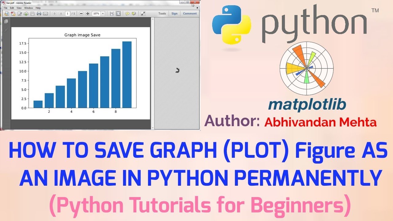 how to save graph as image in python, how to save graph in python, how to save plot in python as pdf