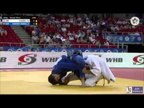 Judo 2014 Grand Prix Budapest: Flicker (ISR) - Ramirez Ramos (ESP) [-66kg]