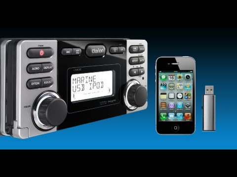 Clarion CMD8 Marine Stereo Review PLUS all the add on's in detail