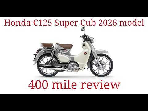 Thumbnail for Robin's Super Cub Adventures, 400 mile review, Honda C125 2026 model. by Honda Super Cub