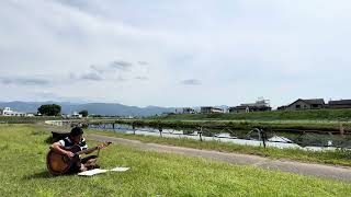 🔔明日へ向かう人/半﨑美子🔔coverギター弾き語り（2026.4.26 山梨県甲府市相生・荒川）#のどじまん#のど自慢#山本譲二#半﨑美子#nhknews 