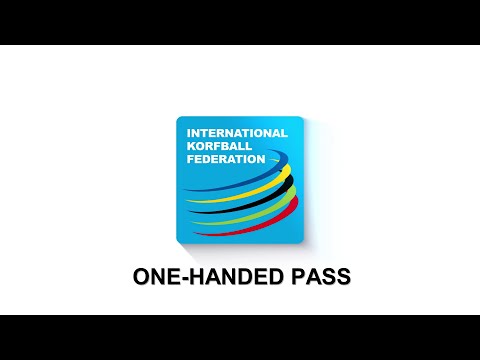 IKF Korfball Instruction Video – One Handed Pass