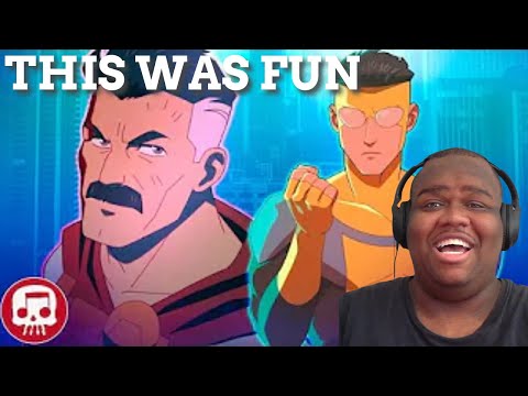 Reaction to INVINCIBLE SEASON 2 RAP by JT Music - "Break Even"