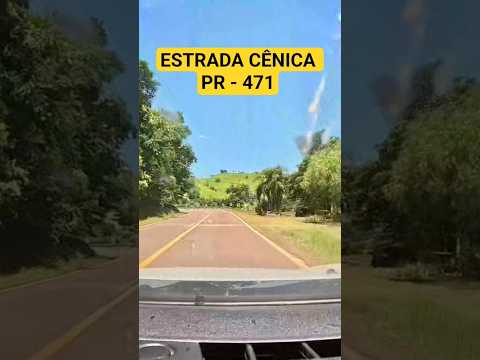 Linda estrada cênica em Catanduvas - Rota PR-471 #shorts #catanduvaspr