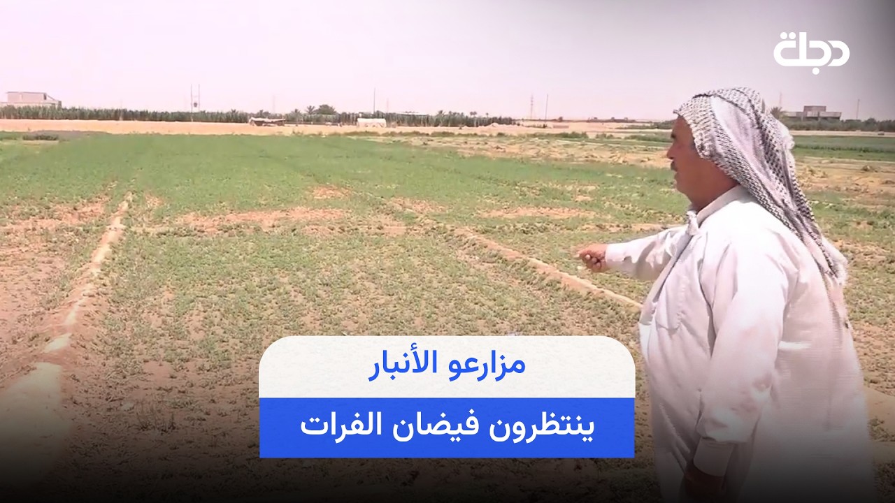 فيديو | "مصائب قوم عند قوم فوائد".. مزارعو الأنبار ينتظرون فيضان الفرات