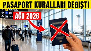 Ağustos 2026 ABD Havalimanı Kuralları: Uçuş Öncesi BİLMENİZ GEREKENLER