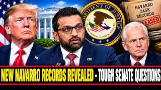 Senate Questions FBI Director Patel on Records Related to Peter Navarro