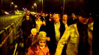 preview picture of video 'Otwarcie Mostu Polnocnego'