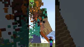 Minecraft End Steve Skin Statue #minecraft #steve #minecraftshorts #shorts