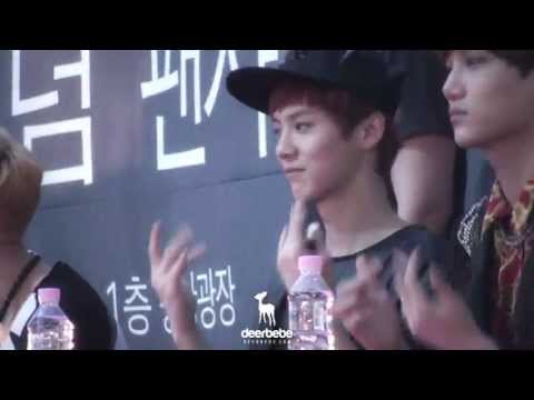 130616 Luhan focus @ INCHEON FANSIGN: Wolf performance!