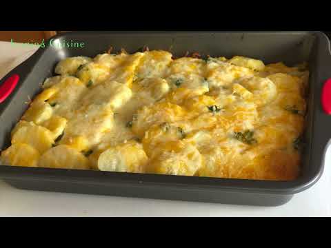 HOW TO MAKE CHEESY POTATOES RECIPE WITH GROUND BEEF