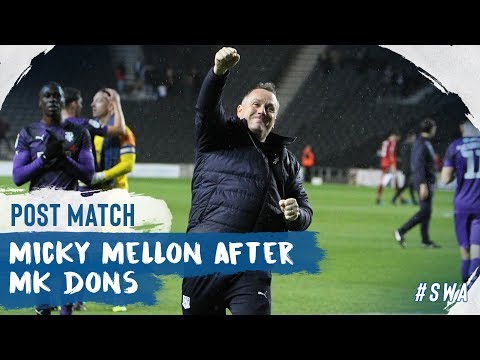 Post Match | Micky Mellon (MK Dons)
