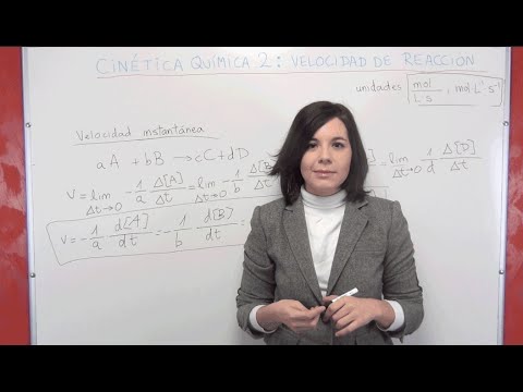 Cinética Química Teoría 2: Velocidad de reacción