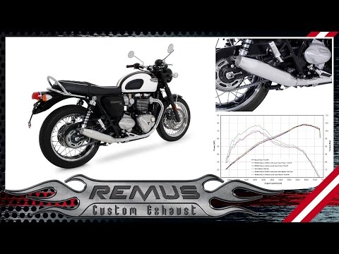 Triumph Bonneville T120 Mod. 2016 with REMUS Slip-on system