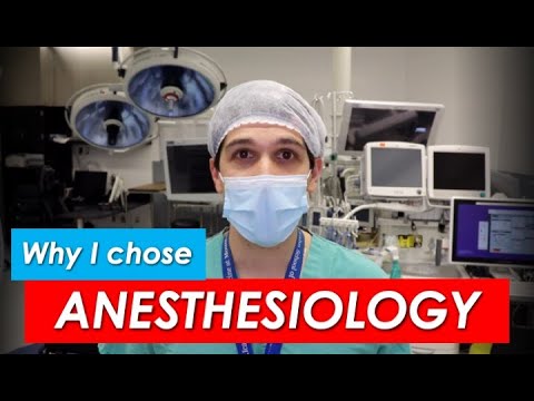 Why I Chose Anesthesiology - A New Resident's Perspective