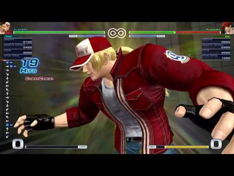 THE KING OF FIGHTERS XIV v1. 03 terry combo 8 my first normal cross up combo in KOF XIV
