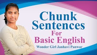 Chunk Sentences For Basic English  Wonder Girl Jan