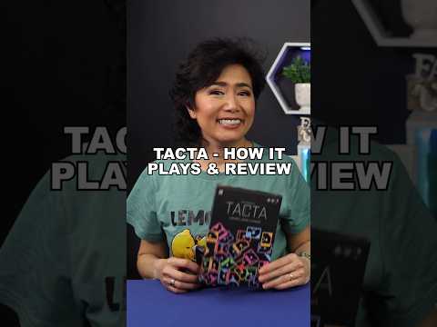 This card overlay mechanic is genius. Tacta! #boardgames #shorts