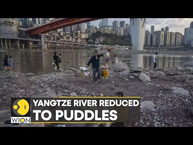 Drought in China causes Yangtze river to dry up