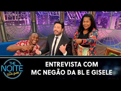 Interview with MC Negão da BL and Gisele | The Noite (06/08/20)