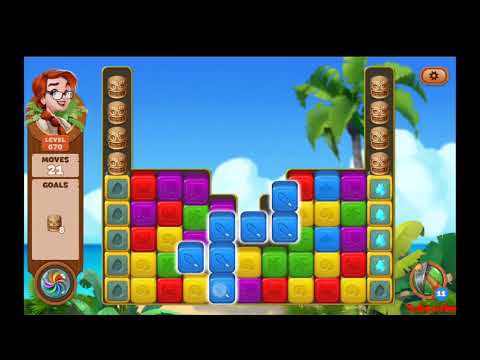 Lost Island Blast Adventure Level 670 NO BOOSTERS - A S GAMING