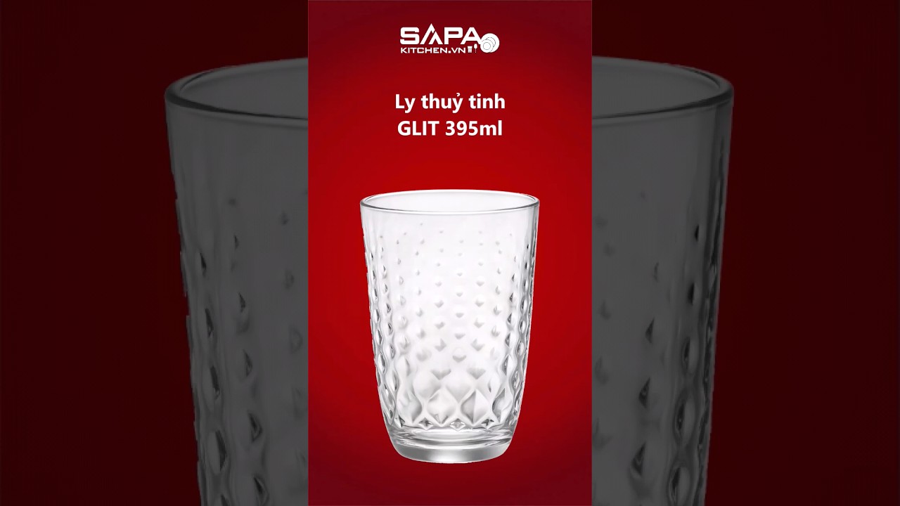 Ly thủy tinh Glit 39.5cl