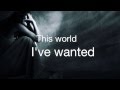 The World I Wanted (acoustic) 