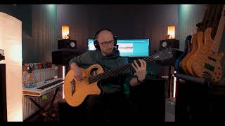 Video thumbnail for Warwick Alien Deluxe Hybrid 5 fretless acoustic bass - quick test by absurdcus