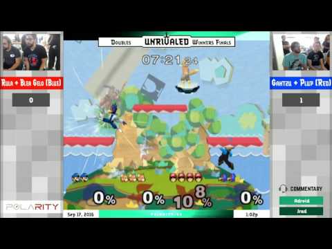 Unrivaled 2 Melee - Rula + Blea Gelo vs Plup + Gahtzu - Melee Winners Finals