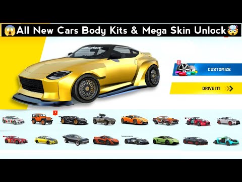 😱All New Cars Body Kits & Mega Skins Unlock - Extreme Car Driving Simulator 2022 - Car Game