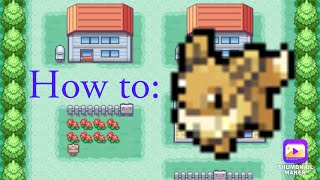 How to get Eevee | Pokemon FireRed and LeafGreen
