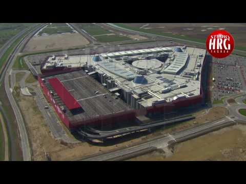 WEST GATE SHOPPING CENTER - Aerial TV footage
