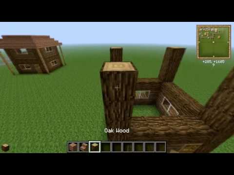 Как построить уютный дом в minecraft 6x6 всего за 5 минут!