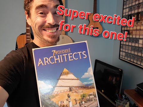 7 Wonders Architects | unboxing, reactions, and a kind of how to play
