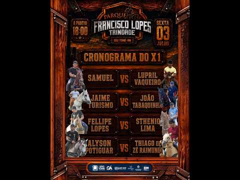 VAQUEJADA AO VIVO XI DO PARQUE FRANCISCO LOPES TRINDADE SÃO TOMÉ/ RN